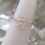 Radiant Cut Rose Gold